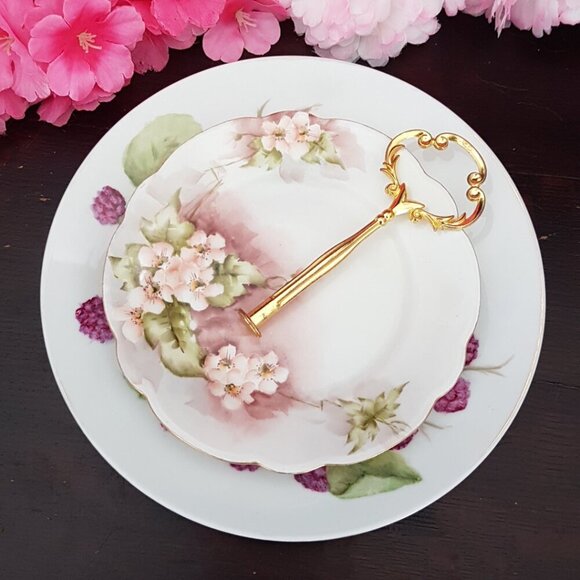 Handmade 2 Tier Cake Stand Dessert Jewelry Trinket Tray Tea Party Decor Gift - Picture 3 of 7